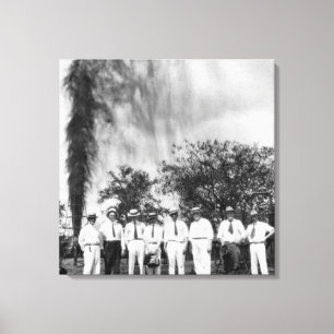 Der Gusher Leinwanddruck