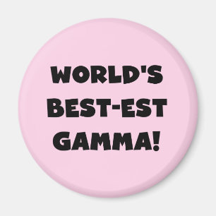 Der Gut-est-Gamma der Welt Schwarzweiss Magnet