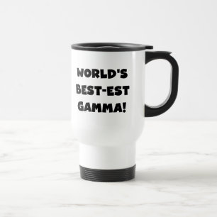 Der Gut-est-Gamma der Welt Schwarzweiss Reisebecher