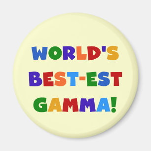 Der Gut-est-Gamma-helle Farbgeschenke der Welt Magnet