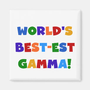 Der Gut-est-Gamma-helle Farbgeschenke der Welt Magnet