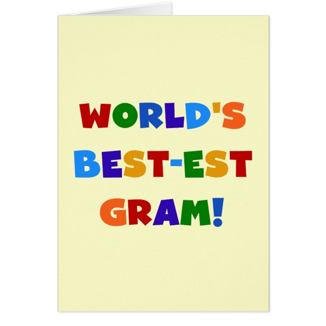 Der Gut-est-Gramm-helle Farbgeschenke der Welt (Vorne)