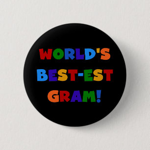 Der Gut-est-Gramm-helle Farbgeschenke der Welt Button