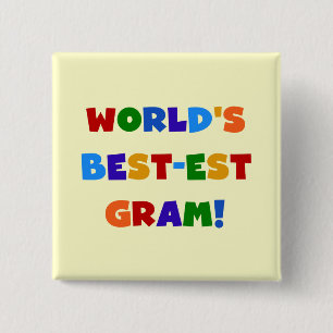 Der Gut-est-Gramm-helle Farbgeschenke der Welt Button