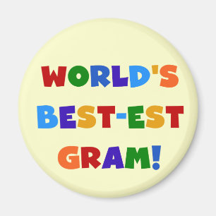 Der Gut-est-Gramm-helle Farbgeschenke der Welt Magnet