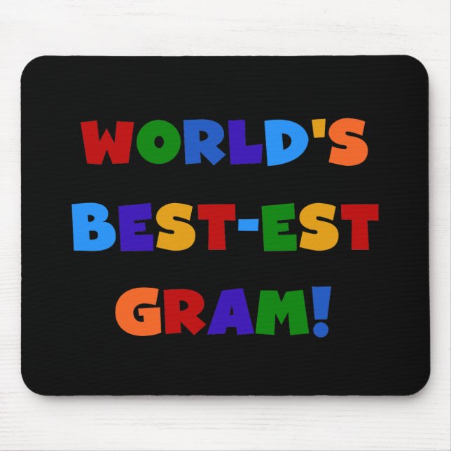 Der Gut-est-Gramm-helle Farbgeschenke der Welt Mousepad (Vorne)