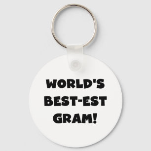 Der Gut-est-Gramm-Schwarz-Text-T-Shirts und Schlüsselanhänger