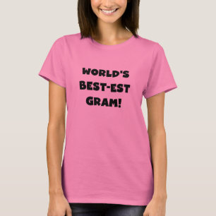 Der Gut-est-Gramm-Schwarz-Text-T-Shirts und T-Shirt
