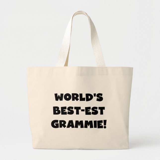 Der Gut-est Grammie der Welt schwarze oder weiße Jumbo Stoffbeutel (Vorne)