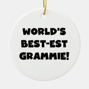 Der Gut-est Grammie der Welt schwarze oder weiße Keramikornament