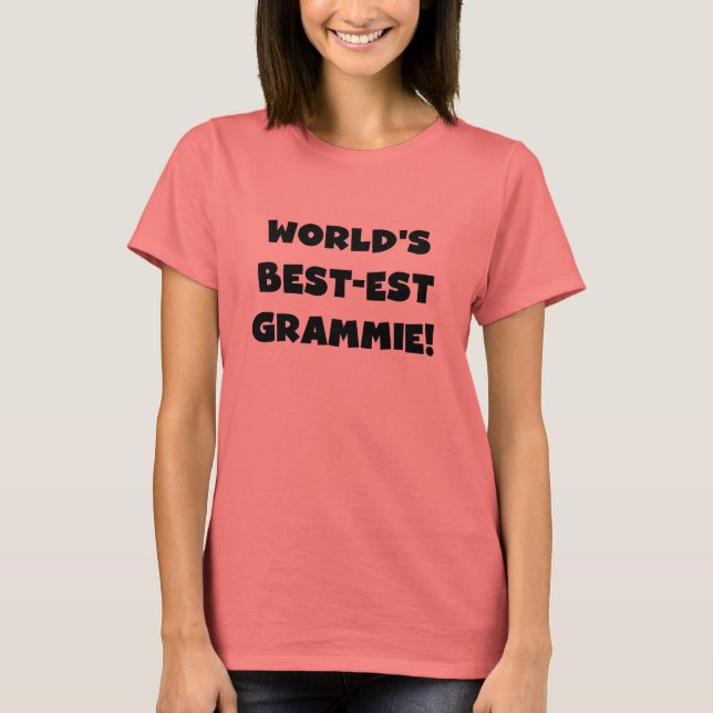 Der Gut-est Grammie der Welt schwarze oder weiße T-Shirt (Vorderseite)