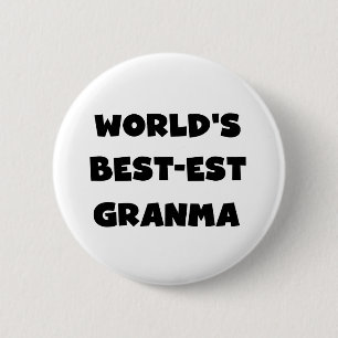 Der Gut-est Granma der Welt Schwarzweiss Button
