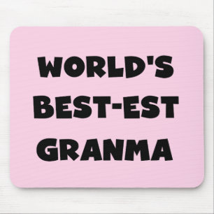 Der Gut-est Granma der Welt Schwarzweiss Mousepad