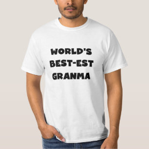 Der Gut-est Granma der Welt Schwarzweiss T-Shirt