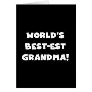 Der Gut-Est-Großmutter-weiße Text-Geschenke der We