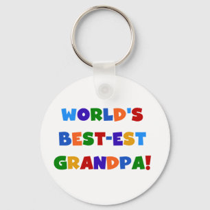 Der Gut-est-Großvater-helle Farbgeschenke der Welt Schlüsselanhänger