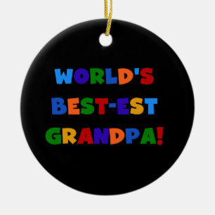 Der Gut-est-Großvater-helle FarbT - Shirts der Keramikornament