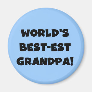 Der Gut-est-Großvater-schwarzer oder weißer Text Magnet