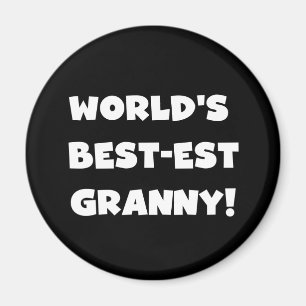 Der Gut-est-Oma-weiße Text-T-Shirts Geschenke der Magnet