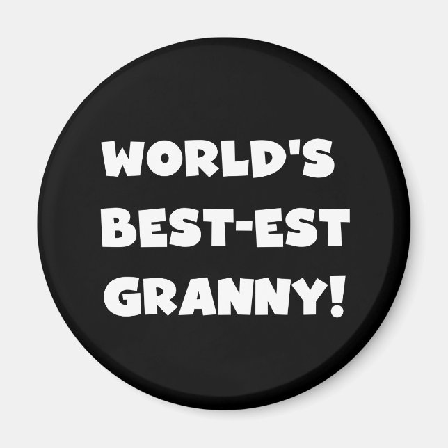 Der Gut-est-Oma-weiße Text-T-Shirts Geschenke der  Magnet (Vorne)