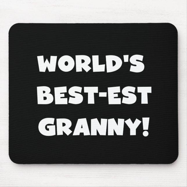 Der Gut-est-Oma-weiße Text-T-Shirts Geschenke der  Mousepad (Vorne)