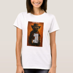 Der Gute, der Schlechte & der Pugly-Filmparodie T-Shirt