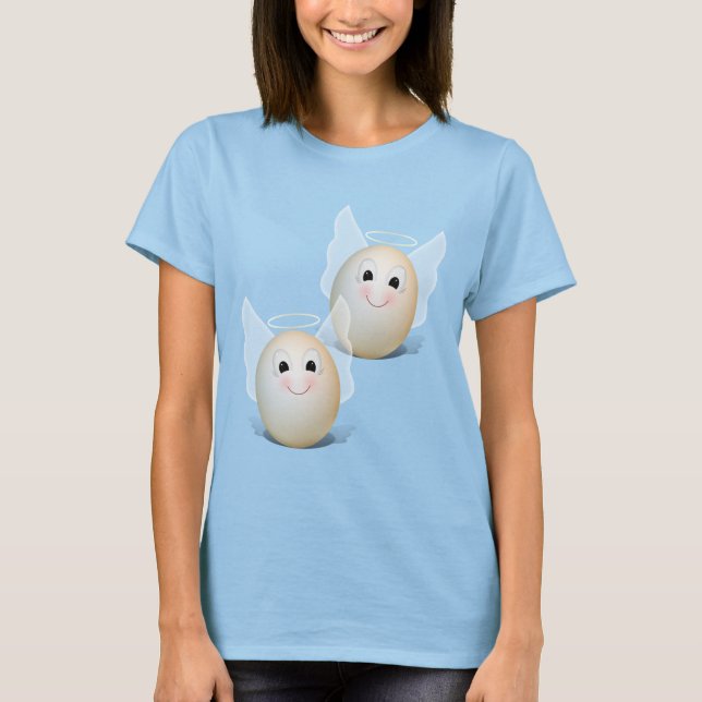 Der gute Ei-Engel T-Shirt (Vorderseite)