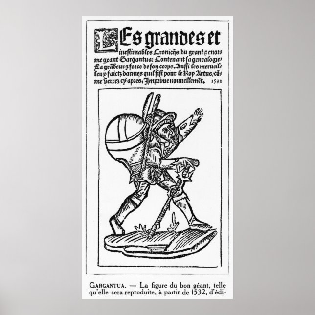 Der gute Gigant von "Gargantua" von Francois Poster (Vorne)