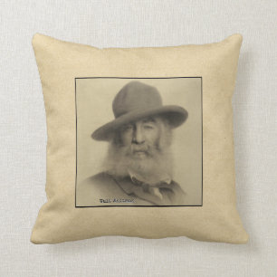 Der gute graue Dichter Walt Whitman (1819-1892) Kissen