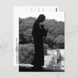 Der gute Hirte (B&W) - Postkarte