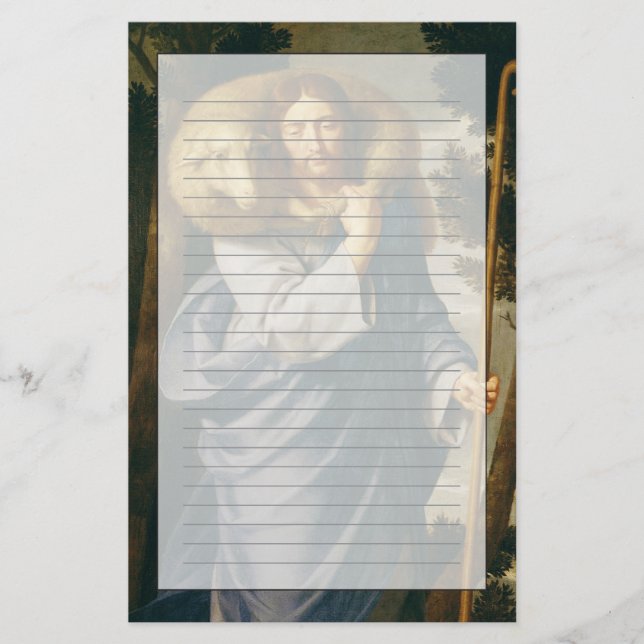 Der gute Hirte Briefpapier (Vorderseite)