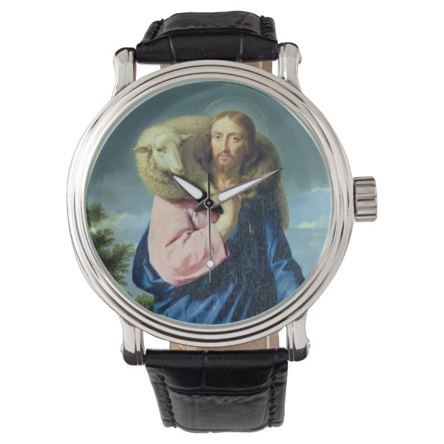 Der gute Hirte, c.1650-60 Armbanduhr (Vorderseite)