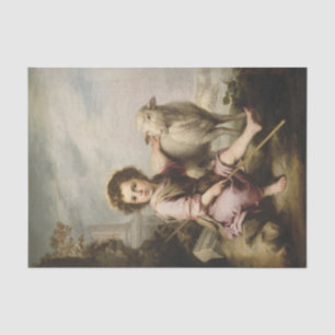 Der gute Hirte, Esteban Murillo Seidenpapier