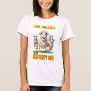 Der gute Hirte Frauen Weiß T-Shirt