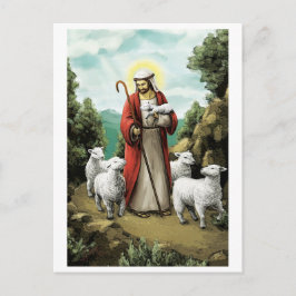 Der gute Hirte Postkarte