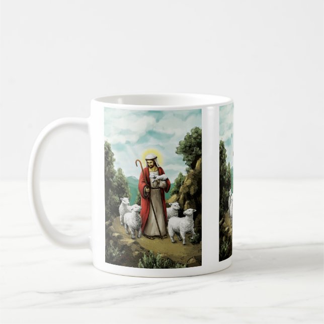 Der gute Hirte Tasse (Links)