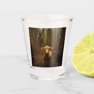 Der gute Hirte und das verlorene Lamm – Jesus & La Schnapsglas