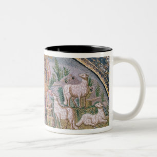 Der gute Hirte Zweifarbige Tasse