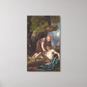 Der gute Samariter, c.1751-52 (Öl auf Leinwand) Leinwanddruck