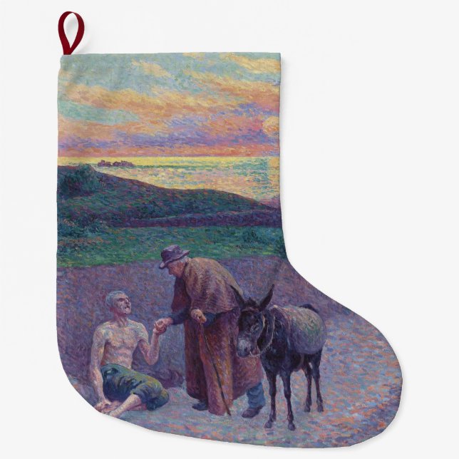 Der gute Samariter Großer Weihnachtsstrumpf (Vorderseite)