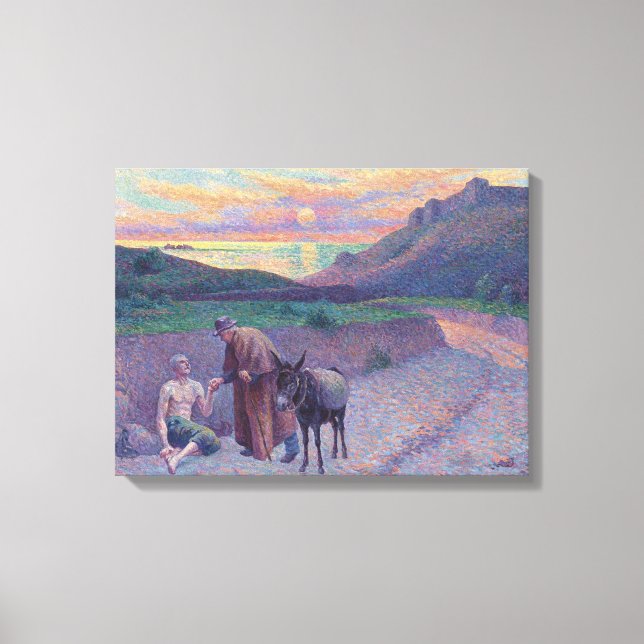 Der gute Samariter Leinwanddruck (Vorderseite)