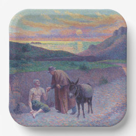 Der gute Samariter Pappteller