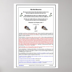 Der gute Samariter Poster