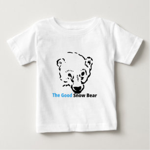 der gute Schneebär, einfaches Familiengeschenk Baby T-shirt