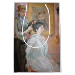 Der Haarstil (von Berthe Morisot) Mittlere Geschenktüte