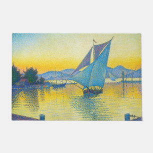 Der Hafen bei Sunset, Signac Fußmatte