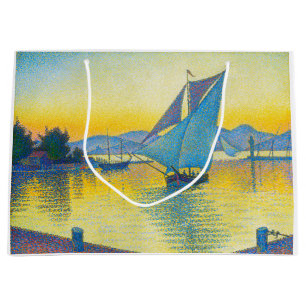 Der Hafen bei Sunset, Signac Große Geschenktüte