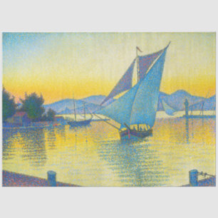 Der Hafen bei Sunset, Signac Seidenpapier