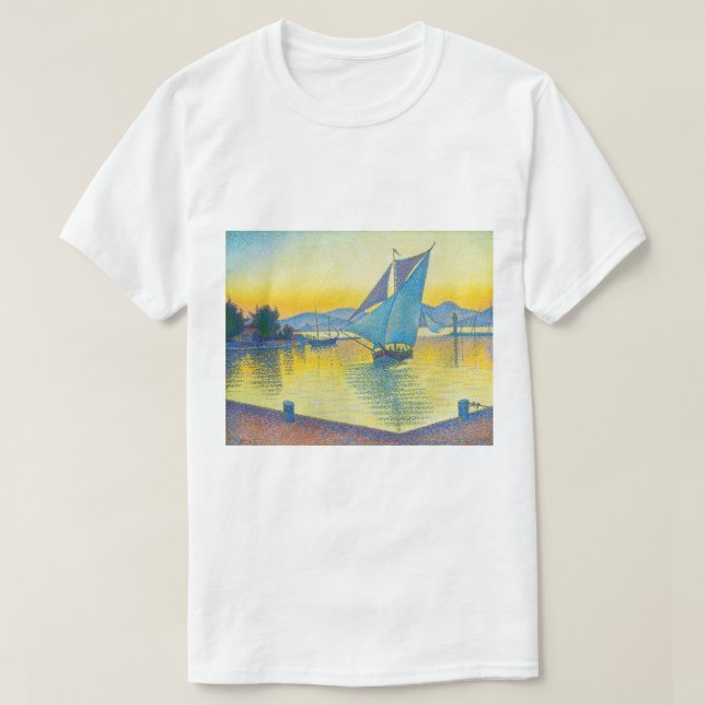 Der Hafen bei Sunset, Signac T-Shirt (Design vorne)