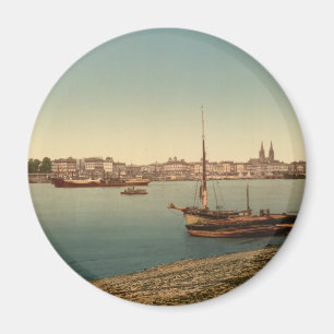 Der Hafen, Bordeaux, Frankreich Magnet